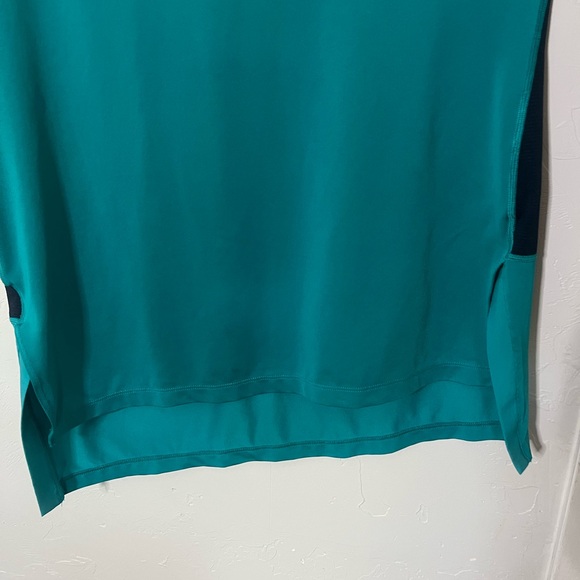 Nike Men's Dri-Fit Teal and Dark Blue Athletic Sleeveless Shirt Medium - Picture 3 of 7